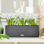 Self-Watering Window Box (Railing Planter), H14 L40 W14 cm