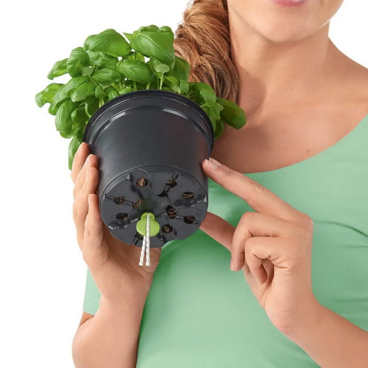 Self-Watering Window Box (Railing Planter), H14 L40 W14 cm