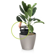 CLASSICO Color LS 43 Slate, Self-Watering Round Planter, D43 H39 cm, 28L