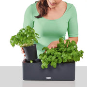 Self-Watering Window Box (Railing Planter), H14 L40 W14 cm