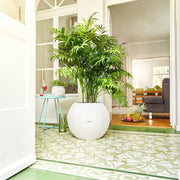 PURO Color 50 White, Self-Watering Large Round Planter, D50 H39 cm, 13L