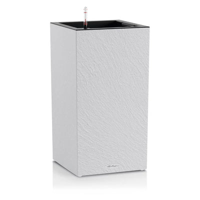 CANTO Slatestone High 40 Light Grey, Self-Watering Tall Planter, H76 L40 W40 cm, 29L