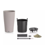 CILINDRO Cottage 23 Granite, Self-Watering Tall Planter, D23 H41 cm, 5.5L