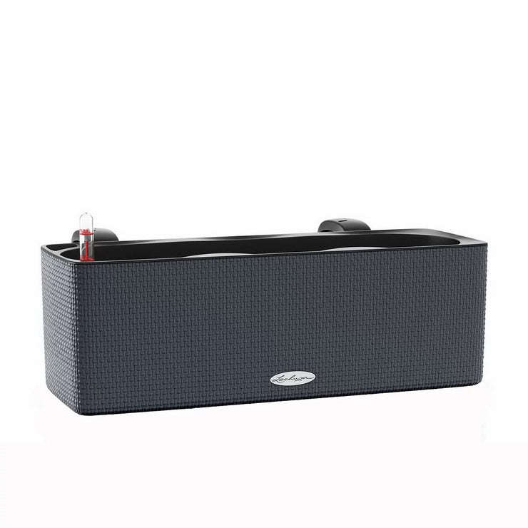 Self-Watering Window Box (Railing Planter), H14 L40 W14 cm